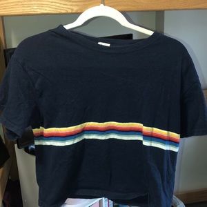 brandy melville cropped tee